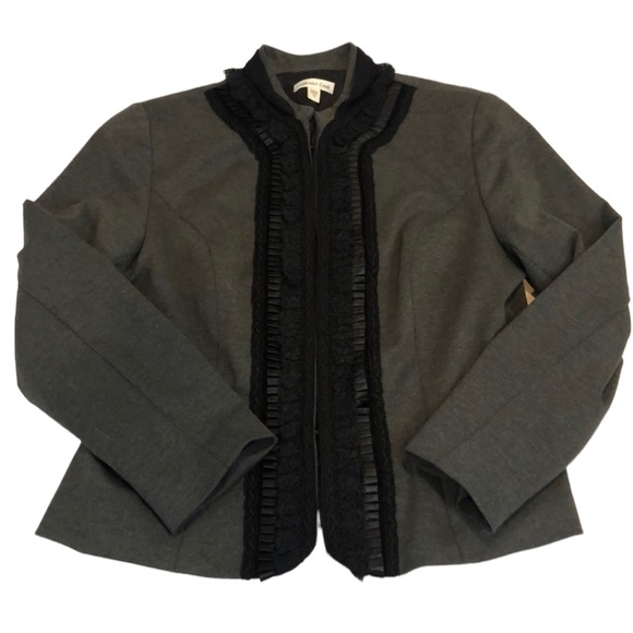Coldwater Creek Jackets & Blazers - Coldwater Creek Jacket with Lace Detail